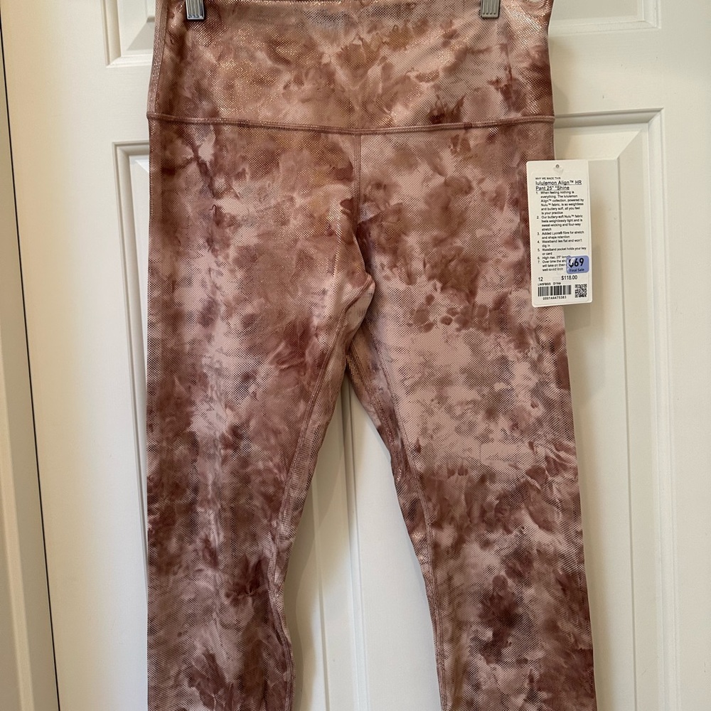 NWT Lululemon HR Align 25” Shine
